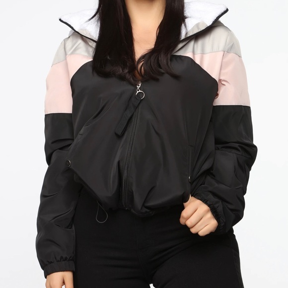 Sherpa Lined Cozy & Cute Jacket Fashion Nova LG - Picture 4 of 8